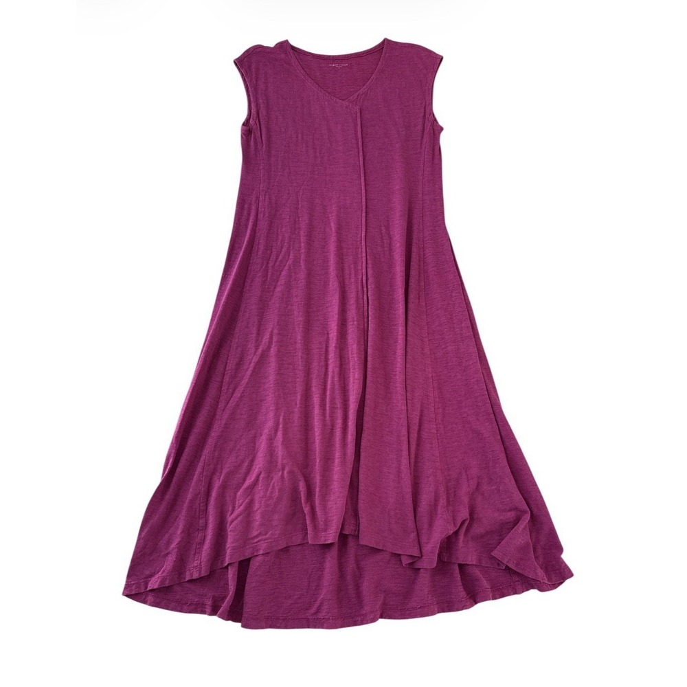 Eileen Fisher Magenta Midi A-Line Dress